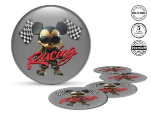 Adesivi Resina Bombati Stile Premium Badge Lusso Sport